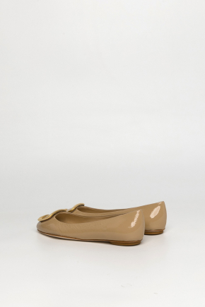 Calfskin Leather Flats