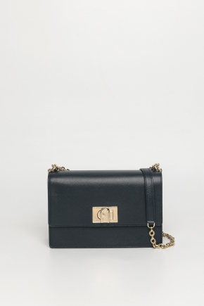 Textured Leather Chain Bag/crossbody Bag