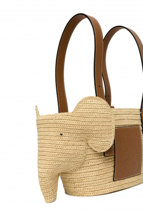 Small Elephant Basket Bag Shoulder Bag
