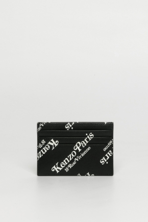 Kenzogram Leather Card Holder