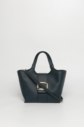 Viv' Choc Mini Shopping Bag In Leather Crossbody Bag/top Handle