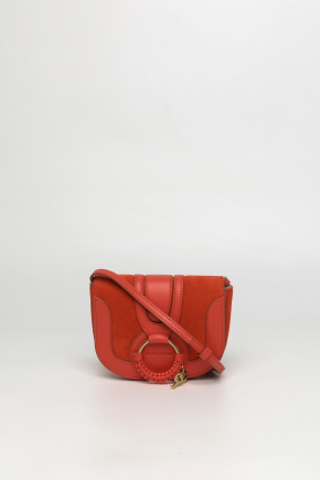 Grained Cowhide Leather Crossbody Bag