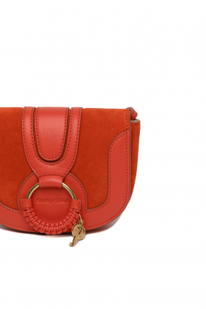 Grained Cowhide Leather Crossbody Bag