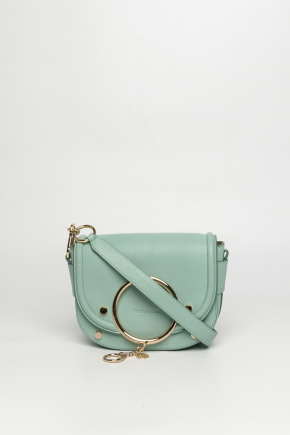 Grained Goat Leather Crossbody Bag