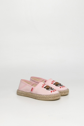 Kenzo Lucky Tiger Embroidered Canvas Espadrilles