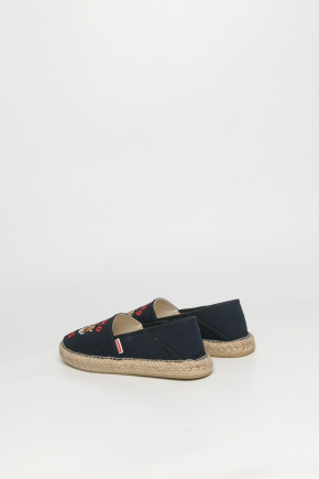 Kenzo Lucky Tiger Embroidered Canvas Espadrilles