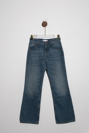 Cropped Bootcut Jeans