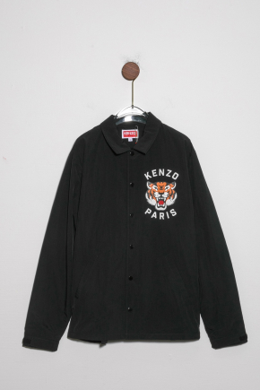 Kenzo Lucky Tiger Quilted Coach Jacket/shirt