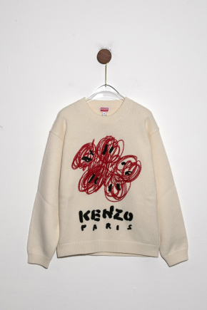 Kenzo Drawn Varsity Embroidered Genderless Jumper Sweater