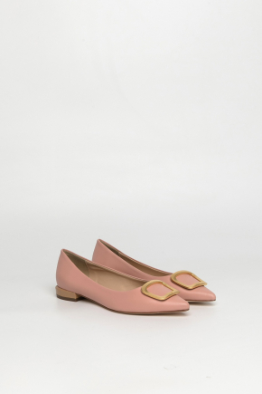 Calfskin Leather Flats