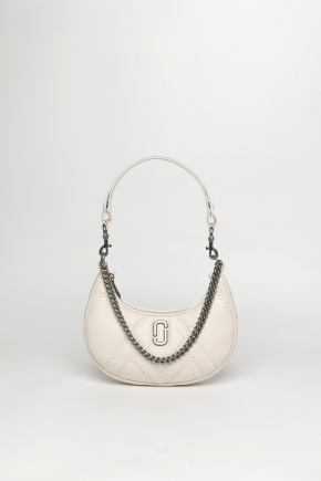 The Quilted Leather Curve Bag Chain Bag/shoulder Bag