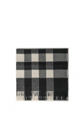 Check Cashmere Scarf