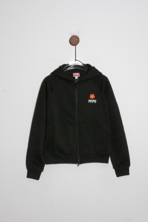 Boke Flower Crest Hooded Embroidered Zip-up 開襟毛衣/連帽衛衣