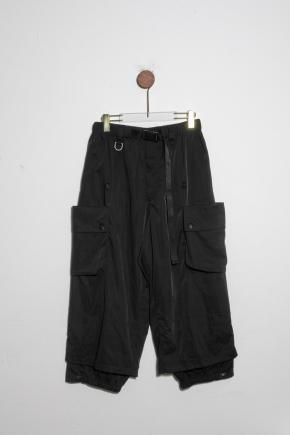 Y-3 Nylon Twill Cuffed Trousers Pants
