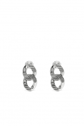 Silver-Plated Brass Dangle Earrings