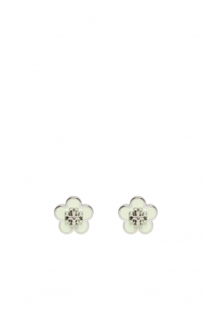 Kira Enamel Flower Stud Earrings