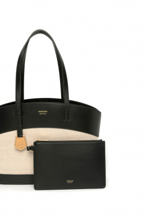 Calfskin Leather Tote Bag