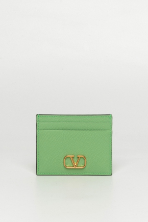 Vlogo Signature Grainy Calfskin Cardholder 卡片包