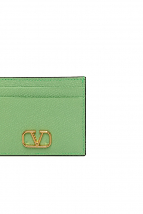 Vlogo Signature Grainy Calfskin Cardholder 卡片包
