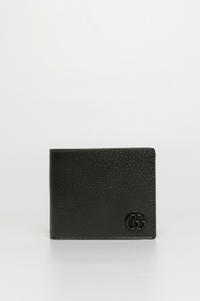 Gg Marmont Leather Bi-Fold 钱包