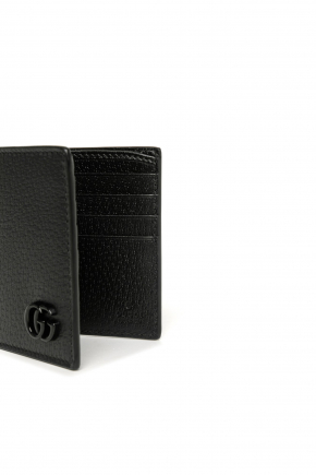 Gg Marmont Leather Bi-Fold 钱包