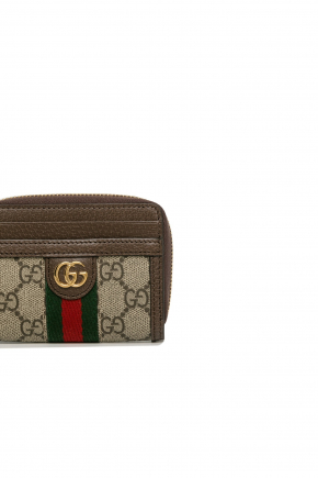 GG Supreme Canvas Card Holder/coin Purse