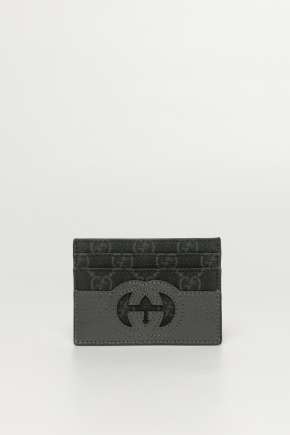 With Cut-Out Interlocking G Card Holder