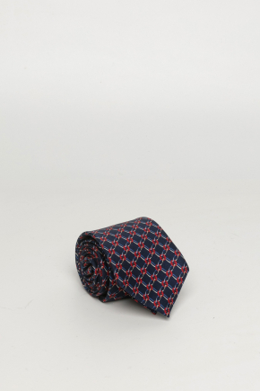 Round Interlocking G Net Silk 领带