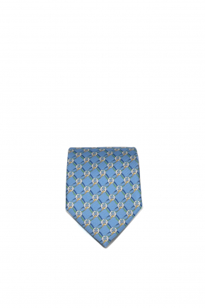 Round Interlocking G Net Silk 领带