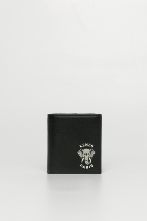 Kenzo Varsity Foldable Miniature Leather 钱包