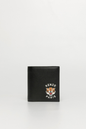 Mini 'kenzo Varsity' Soft Leather Wallet