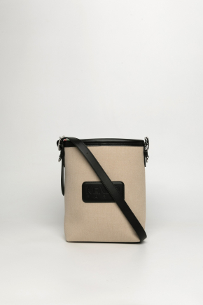 Kenzo 18 Canvas And Leather Bucket Bag Crossbody Bag/shoulder Bag