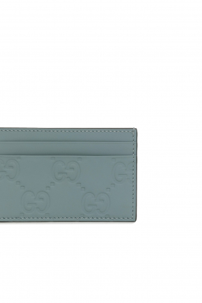 Rubber Effect Leather Card Holder