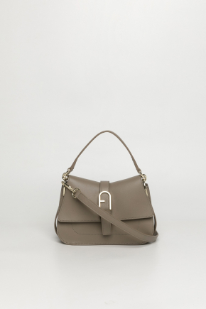 Calfskin Leather Crossbody Bag/top Handle