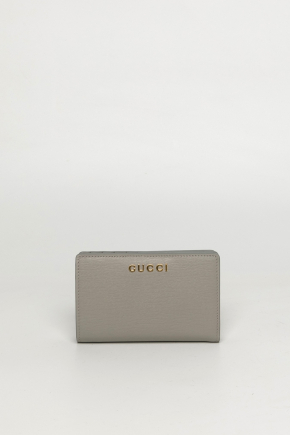 Zip Around Wallet With Gucci Script 銀包