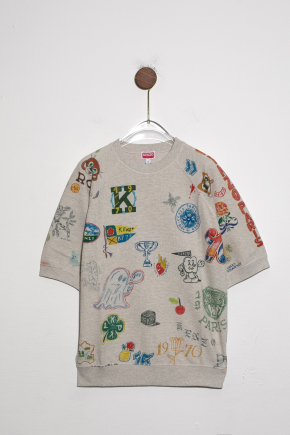 Kenzo Drawn Varsity T-Shirt