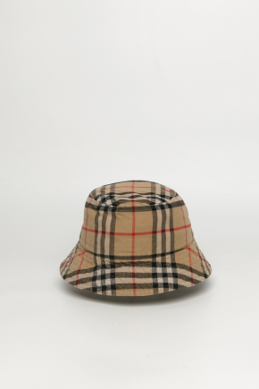 Check Cotton Bucket Hat 漁夫帽