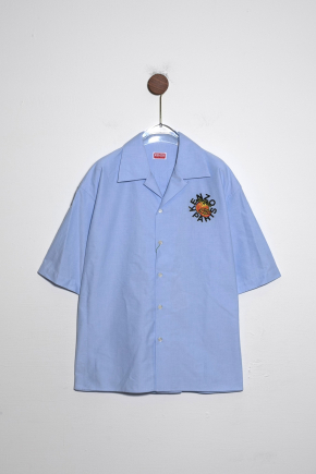 Kenzo Orange Hawaiian Shirt
