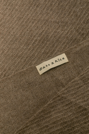 Traveller Plain Cashmere Latte Brown 围巾