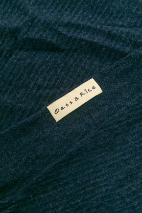 Traveller Plain Cashmere French Navy 围巾
