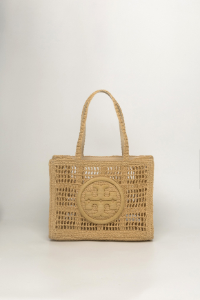 Small Ella Hand-Crocheted 托特包