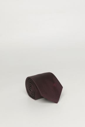 Solid Colour & Embroidered Tree Tie