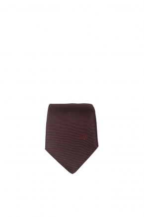 Solid Colour & Embroidered Tree Tie