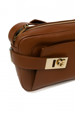 Calfskin Leather Crossbody Bag