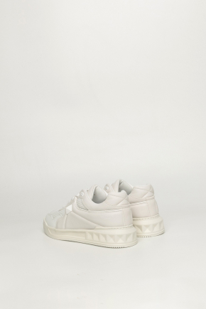 One Stud Low-Top Mesh And Nappa Leather 运动鞋