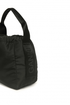 Black Tech Pouch Bag Top handle