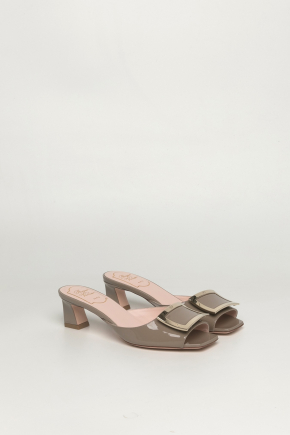 Trompette Mules In Patent Leather 凉鞋