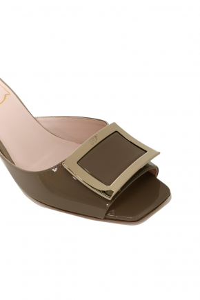 Trompette Mules In Patent Leather 凉鞋