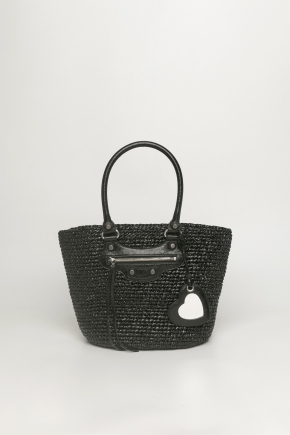 Raffia Crossbody Bag/top Handle