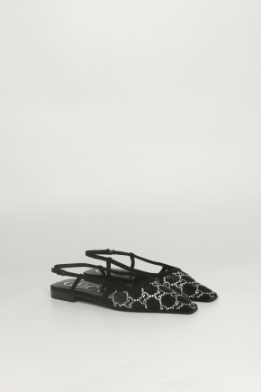 Gg Slingback Ballet Flats